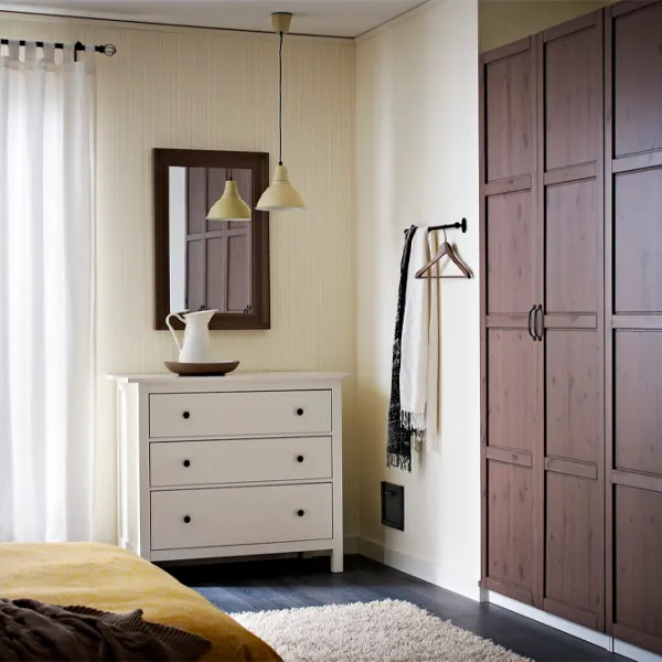 Comodă Ikea Hemnes 96 x 108 x 50 / MDF / Alb photo 7