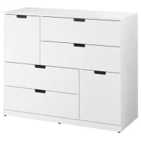 Комод Ikea Nordli 99 x 120 x 47см / МДФ / Белый