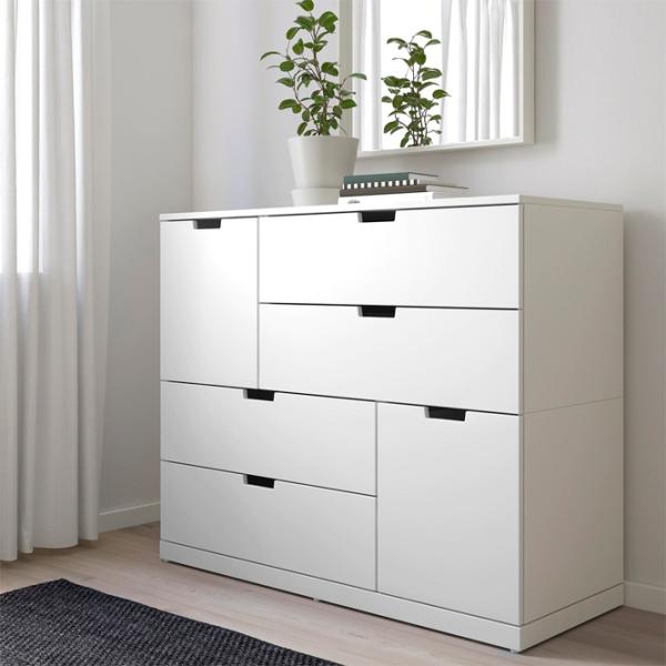 Комод Ikea Nordli 99 x 120 x 47см / МДФ / Белый photo 4