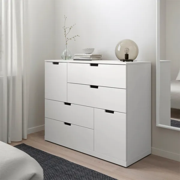 Комод Ikea Nordli 99 x 120 x 47см / МДФ / Белый photo 5