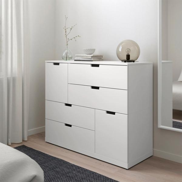 Комод Ikea Nordli 99 x 120 x 47см / МДФ / Белый photo 5