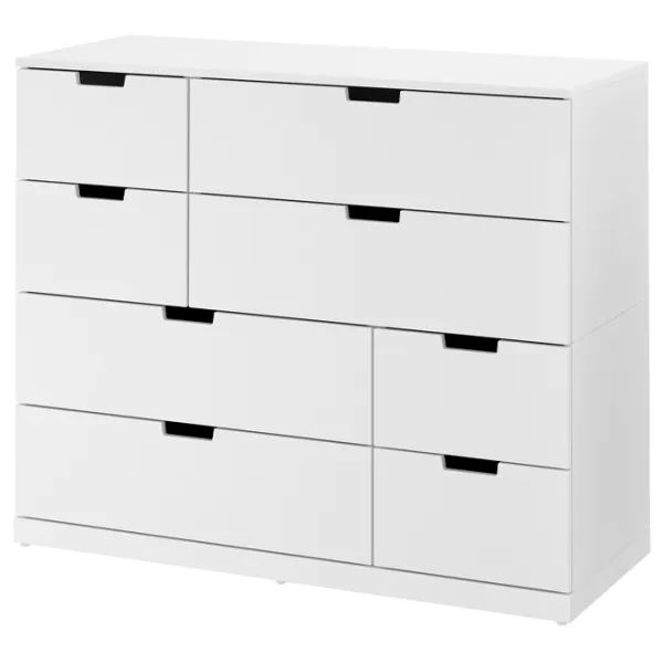 Комод Ikea Nordli 99 x 120 x 47см / МДФ / Белый photo 1