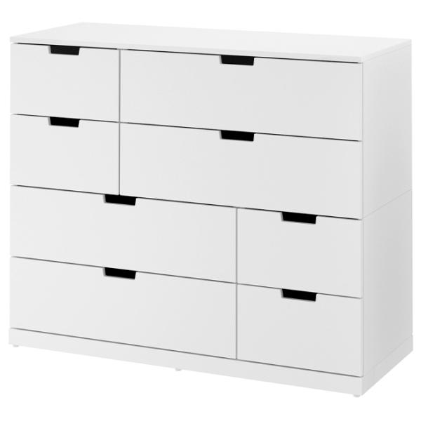 Комод Ikea Nordli 99 x 120 x 47см / МДФ / Белый photo 1
