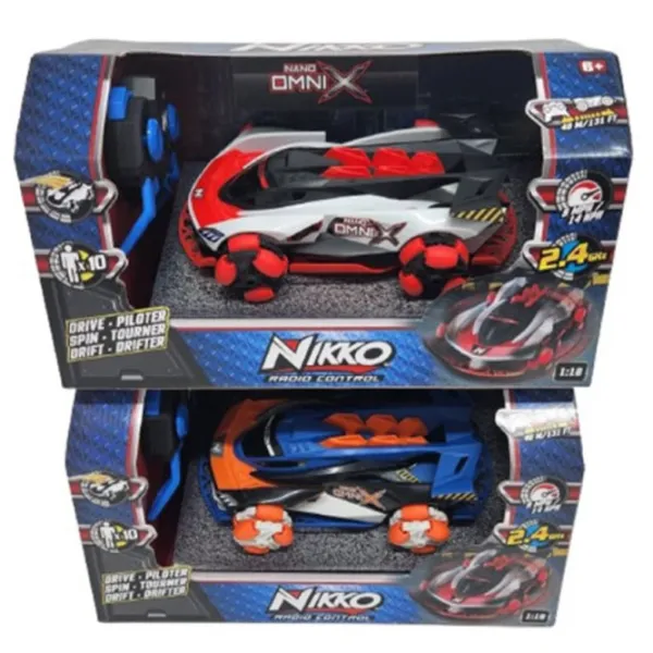 Машинка Nikko Nano Omni X 10200N   / 2.4 ГГц / Черный Разноцветный photo 4 Машинка Nikko Nano Omni X 10200N   / 2.4 ГГц / Черный Разноцветный photo 4