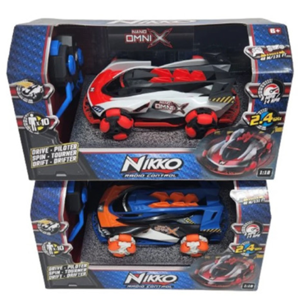 Машинка Nikko Nano Omni X 10200N   / 2.4 ГГц / Черный Разноцветный photo 4 Машинка Nikko Nano Omni X 10200N   / 2.4 ГГц / Черный Разноцветный photo 4