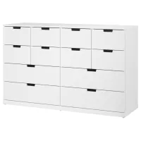 Комод Ikea Nordli 99 x 160 x 47см / МДФ / Белый