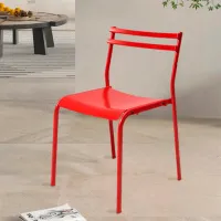 Scaun de bucătărie Ikea Geneson Plastic/ Red photo 5