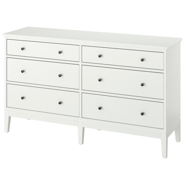 Comodă Ikea Idanas 95 x 162 x 50 / MDF / Alb photo 1