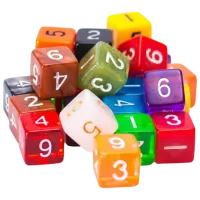 Joc de masă Games 7 Days D6 3+/ Set de cuburi