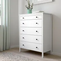 Comodă Ikea Koppang 114 x 90 x 44 / MDF / Alb photo 2