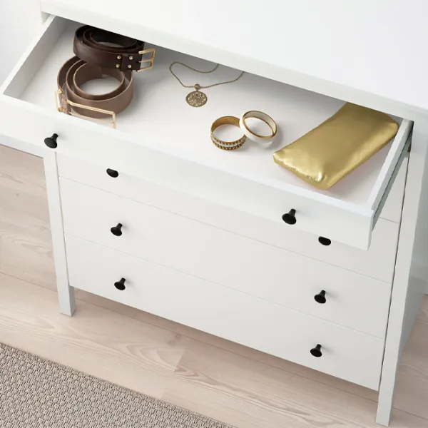 Comodă Ikea Koppang 114 x 90 x 44 / MDF / Alb photo 3