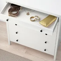 Comodă Ikea Koppang 114 x 90 x 44 / MDF / Alb photo 3