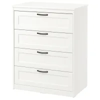 Комод Ikea Songesand 104 x 82 x 50см / МДФ / Белый