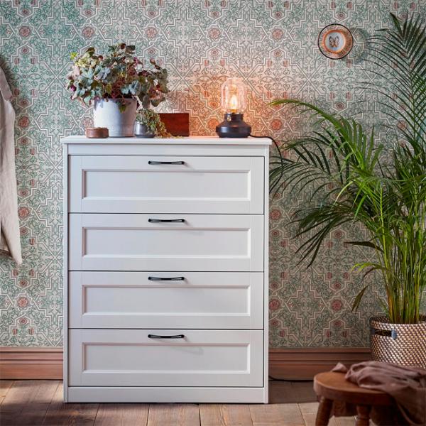 Комод Ikea Songesand 104 x 82 x 50см / МДФ / Белый photo 3