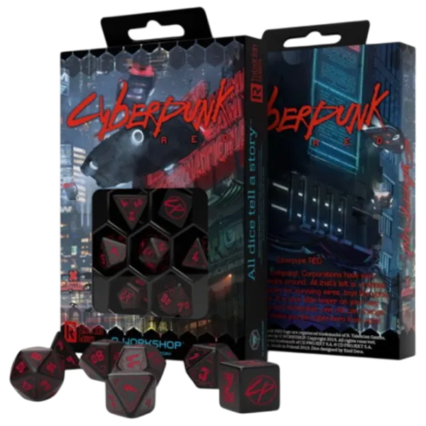Joc de masă Q-Workshop Cyberpunk  3+/ Set de cuburi photo 1