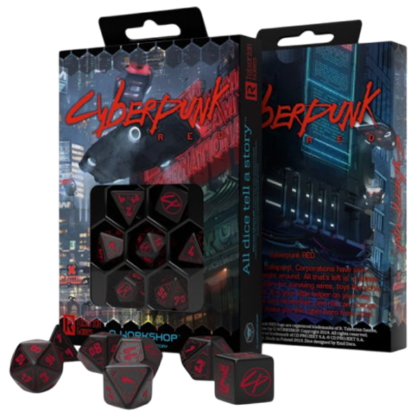 Joc de masă Q-Workshop Cyberpunk  3+/ Set de cuburi photo 1