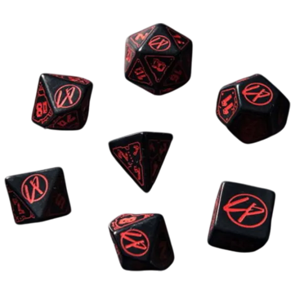 Joc de masă Q-Workshop Cyberpunk  3+/ Set de cuburi photo 2