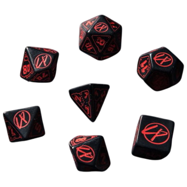 Joc de masă Q-Workshop Cyberpunk  3+/ Set de cuburi photo 2