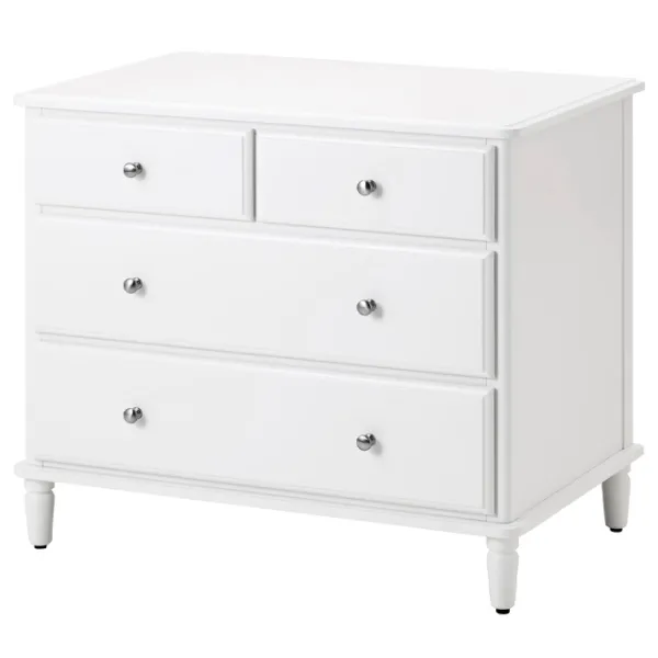 Comodă Ikea Tyssedal 76 x 87 x 54 / MDF / Alb photo 1