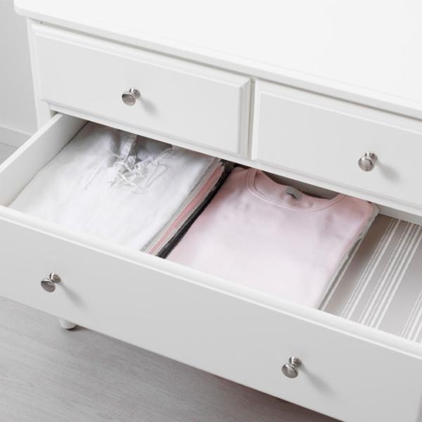 Comodă Ikea Tyssedal 76 x 87 x 54 / MDF / Alb photo 6