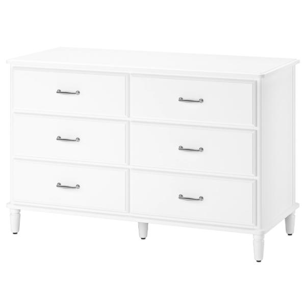 Комод Ikea Tyssedal 81 x 127 x 49см / МДФ / Белый photo 1 Комод Ikea Tyssedal 81 x 127 x 49см / МДФ / Белый photo 1