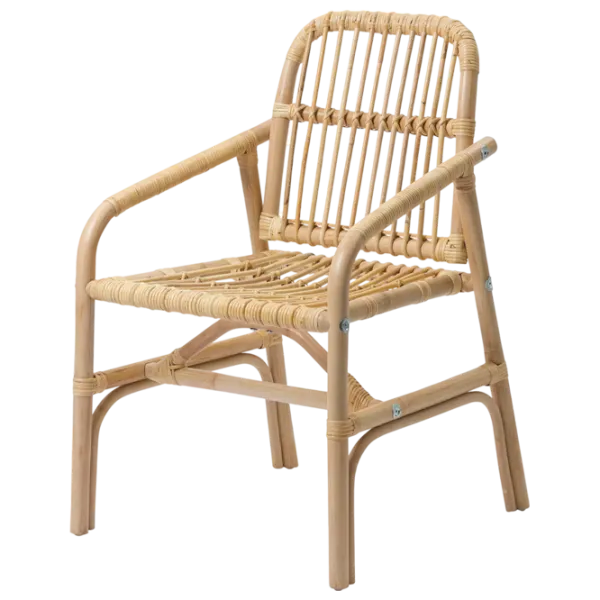 Кухонный стул Ikea Salno Искусственный ротанг/ Натуральный  photo 1