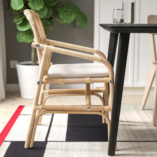 Кухонный стул Ikea Salno Искусственный ротанг/ Натуральный  photo 3