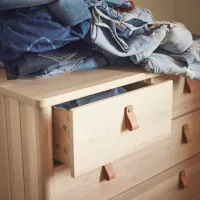 Comodă Ikea Bjorksnas 90 x 90 x 47 / MDF / Birch photo 4