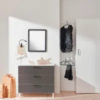 Comodă Ikea Platsa 73 x 80 x 57 / MDF / Skatval Gri-Închis photo 4