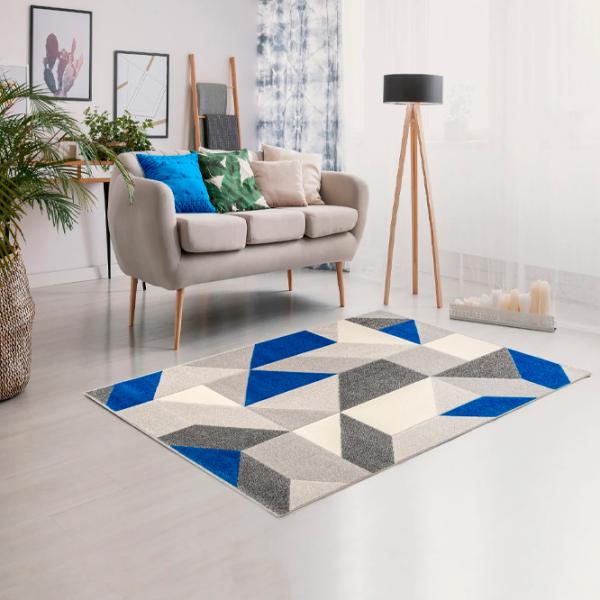 Covor Covoare Ungheni Soho Grey Blue / Frize photo 3