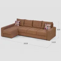 Canapea de colț Confort N-7 (A) (1224554) Stofă / Beige photo 3