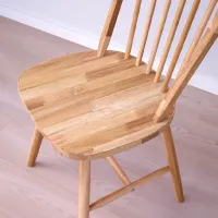 Scaun de bucătărie Ikea Skogsta Masiv/ Natural photo 2