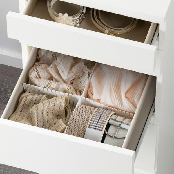 Comodă Ikea Malm 123 x 40 x 48.5 / MDF / Alb photo 2