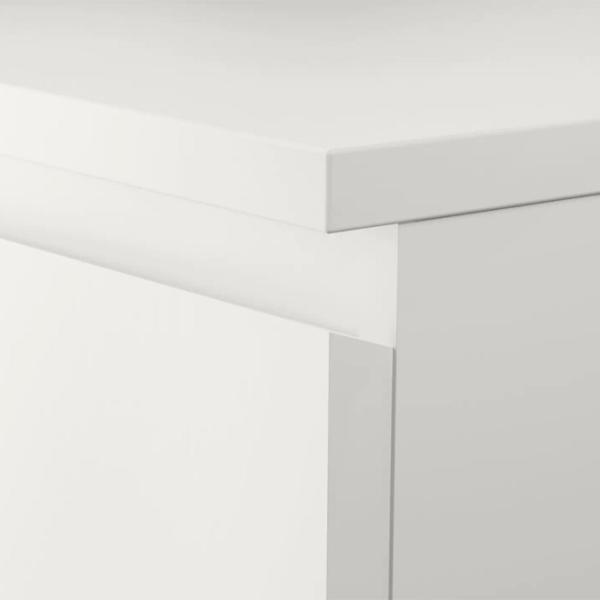 Comodă Ikea Malm 123 x 40 x 48.5 / MDF / Alb photo 4