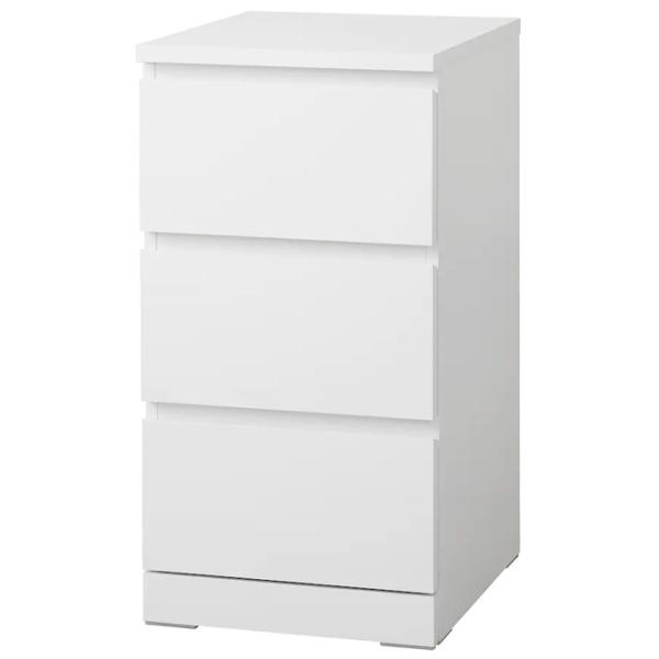 Comodă Ikea Malm 78 x 40 x 48 / MDF / Alb photo 1