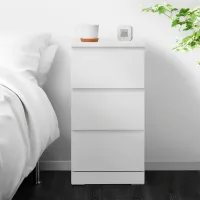 Комод Ikea Malm 78 x 40 x 48см / МДФ / Белый photo 3