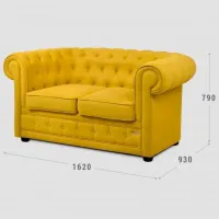 Canapea Confort N-10 (1224441) Stofă / Yellow photo 2