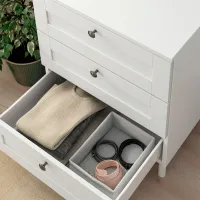 Comodă Ikea Platsa 73 x 60 x 57 / MDF / Alb photo 3
