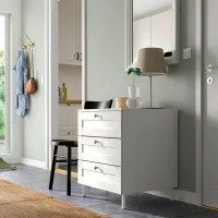 Comodă Ikea Platsa 73 x 60 x 57 / MDF / Alb photo 4
