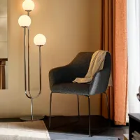 Scaun de bucătărie Ikea Tossberg/Gunnared Poliester/ Dark Gray Black photo 2