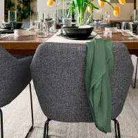 Scaun de bucătărie Ikea Tossberg/Gunnared Poliester/ Dark Gray Black photo 4