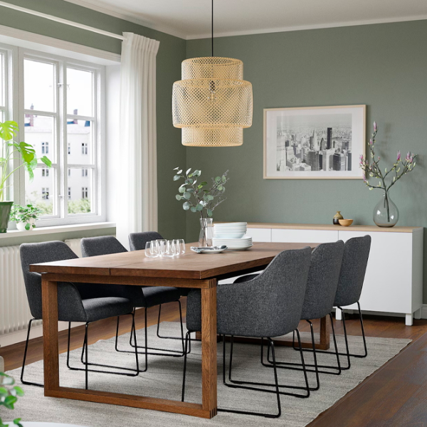 Кухонный стул Ikea Tossberg/Gunnared Полиэстер/ Тёмно-серый Черный photo 7