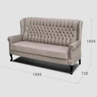 Canapea Confort T-10 CM (1224439) Stofă / Gray photo 3