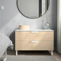 Comodă Ikea Platsa/Kalbaden 53 x 80 x 57 / MDF / Imitație de pin photo 2