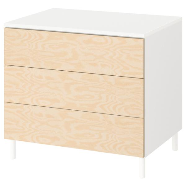 Comodă Ikea Platsa/Kalbaden 73 x 80 x 57 / MDF / Imitație de pin photo 1