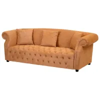 Canapea Confort N-0023 (1224438) Stofă / Camel