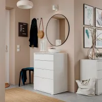 Comodă Ikea Vihals 90 x 70 x 47 / MDF / Alb photo 4