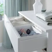 Comodă Ikea Vihals 90 x 70 x 47 / MDF / Alb photo 6