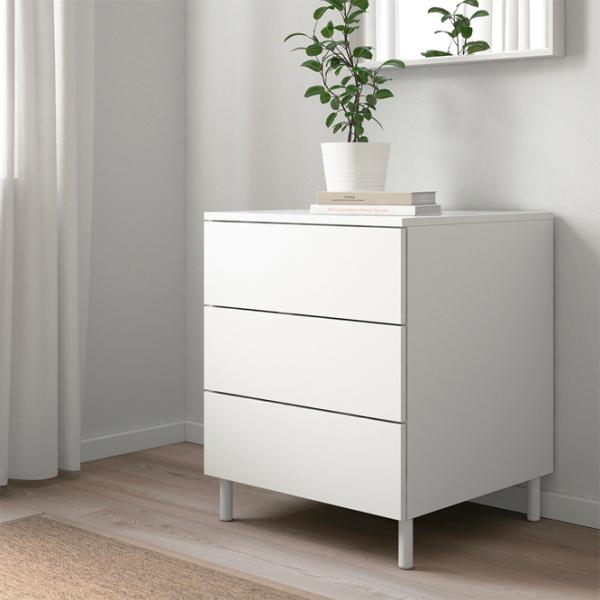 Комод Ikea Platsa 73 x 60 x 57см / МДФ / Белый photo 3