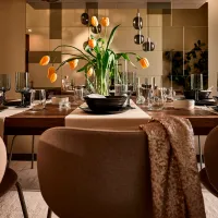 Scaun de bucătărie Ikea Krylbo/Tonerud Poliester/ Dark Beige Beige photo 6
